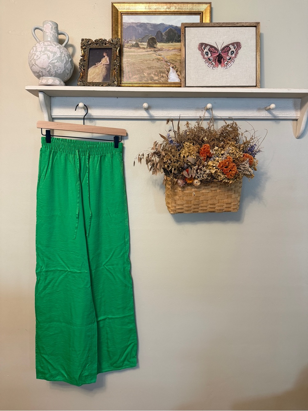 Primark Green Straight Leg Pants